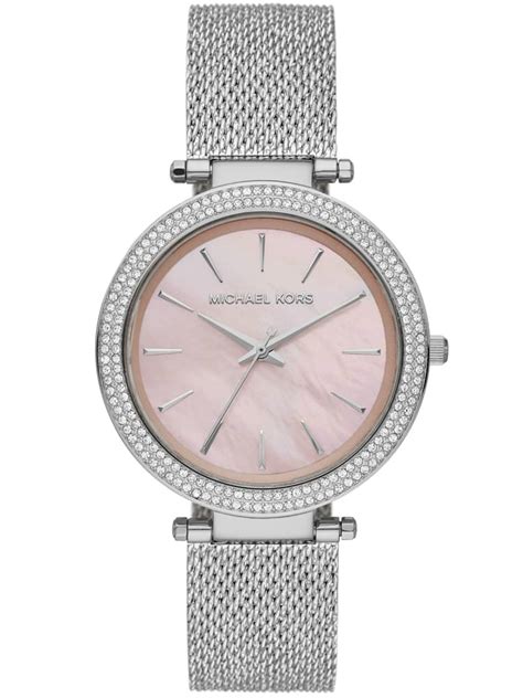 michael kors pearl face watch|pink mk watch.